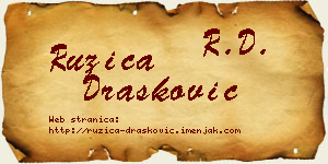 Ružica Drašković vizit kartica